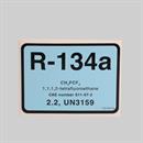 DiversiTech Corporation 04134 R-134a Refrigerant ID Labels