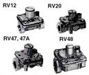 Maxitrol Co. RV20L-1/4 RV Series Gas Appliance Pressure Regulators - Rubb