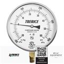 Trerice H.O. Company 620B 30-60 Gauge 4-1/2" 1/4LM 30Hg-60 psi