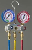 Ritchie Engineering Co., Inc. / YELLOW JACKET 49867 2-Valve Test and Charging Manifold, Red/Blue, with 60" PLUS II - RYB