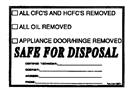 Monti & Associates, Inc. Div. of MA-Line MA-SDF1 Safe for Disposal Tags