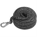 MARS - Motors & Armatures, Inc. 79060 Black and Orange Truck Rope, 1/2" x 50 feet with Safety Hook