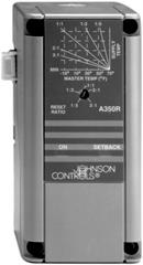 Johnson Controls, Inc. A350RT-1C Temperature Reset Control, Dual Scale (Temperature Sensors not Included)