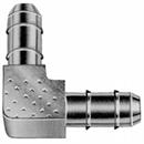 Honeywell, Inc. CCT1641 Pneumatic Fitting- 5/ in Barbed 5/32 in Brass Barbed 90 degrees elbow 