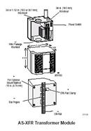 Johnson Controls, Inc. AS-XFR010-1 100 VA, primary, 120 VAC/60 Hz secondary, 24 VAC/60 Hz