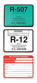DiversiTech Corporation 04022 R-22 Refrigerant ID Labels