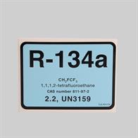 DiversiTech Corporation 04134 R-134a Refrigerant ID Labels Image
