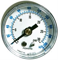 Siemens Building Technologies 1420274 Pressure Gauge Pneumatic 1/8" Barb Connection 0 to Image