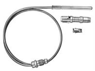Robertshaw / Uni-Line 1980036 36" Lead, 25 to 30 mV AC, Copper and Nickel Alloy Element, Thermocouple with Tinnerman Clip Image