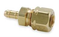 Parker Hannifin Corp. - Brass Division 22CA44 Parker 1/4" barbed compression adaptor 20-893 ** Image