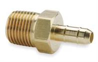 Parker Hannifin Corp. - Brass Division 2862 Parker 3/8 barb x 1/8" MPT fitting B-133 21-005 ** Image