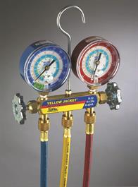 Ritchie Engineering Co., Inc. / YELLOW JACKET 42006 Yellow Jacket manifold 3-1/8&quot;gauges Image