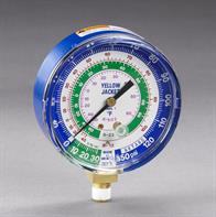 Ritchie Engineering Co., Inc. / YELLOW JACKET 49102 3-1/8" Blue Compound Manifold Gauge Image