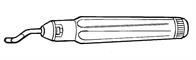 Monti & Associates, Inc. Div. of MA-Line MA49316 All Metal De-Burring Tool Fixed Blade Image