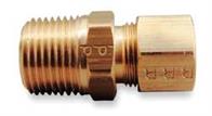 Parker Hannifin Corp. - Brass Division 68C42 CONNECTOR MALE 1/4^ CMP BY 1/8^ ** Image