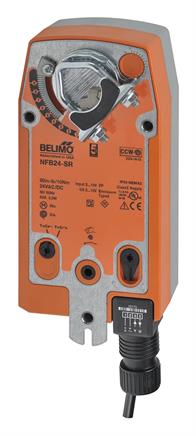 Belimo Aircontrols (USA), Inc. NFB24 Belimo actuator 24V spring return 10Nm 95-deg Image