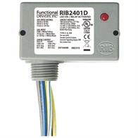 Functional Devices (RIB) RIB2401D Enclosed Relay 10Amp DPDT 24Vac/dc/120Vac Image