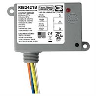 Functional Devices (RIB) RIB2421B Enclosed Relay 20Amp SPDT 24Vac/dc/120Vac/208-277Vac Image