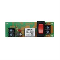 Functional Devices (RIB) RIBM24S Panel Relay 4.00x1.25in 15Amp SPST + Override 24Vac/dc Image
