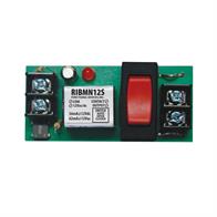 Functional Devices (RIB) RIBMN12S Panel Relay 2.75in 15Amp SPST + Override 12Vac/dc Image