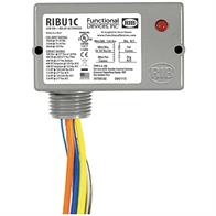 Functional Devices (RIB) RIBU1C Enclosed Relay 10 Amp SPDT with 10-30 Vac/dc/ 120 Vac Coil Image