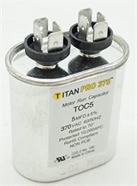 PACKARD INC. TOC5 5MFD 370V OVAL RUN CAPACITOR Image